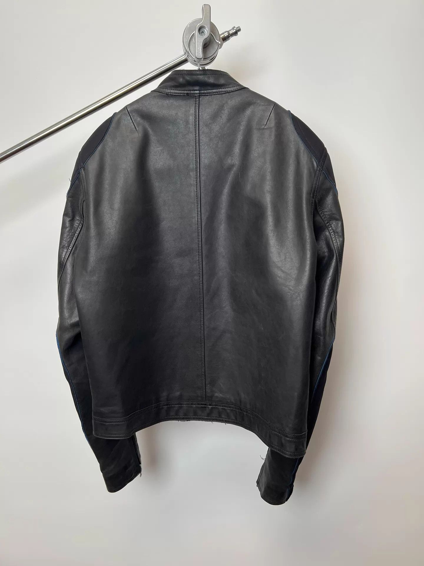 Yohji Yamamoto Yohji Yamamoto AAR Calf Leather Biker Scimitar Balenciaga Size US L / EU 52-54 / 3 - 7 Thumbnail