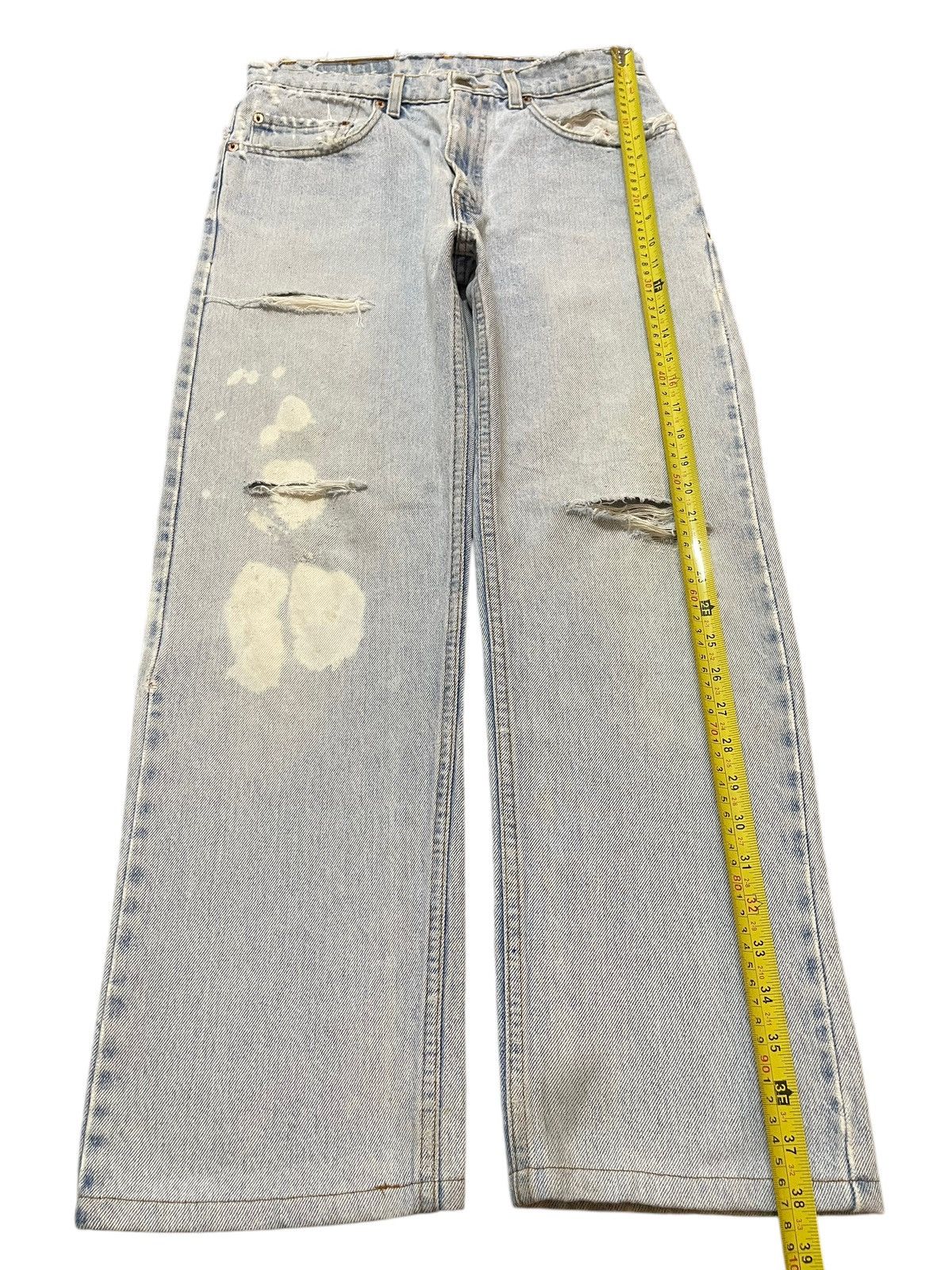 Levi's Vintage 80s Levis 505 Faded Wash Distressed Style Jeans Size US 30 / EU 46 - 13 Thumbnail