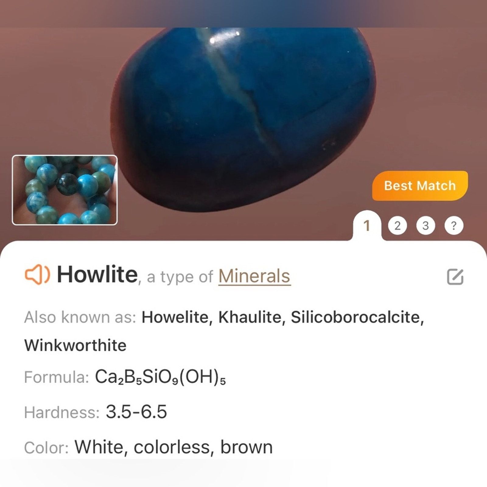 Handmade Handcrafted abalone shell howlite genuine pearl necklac Size ONE SIZE - 15 Thumbnail