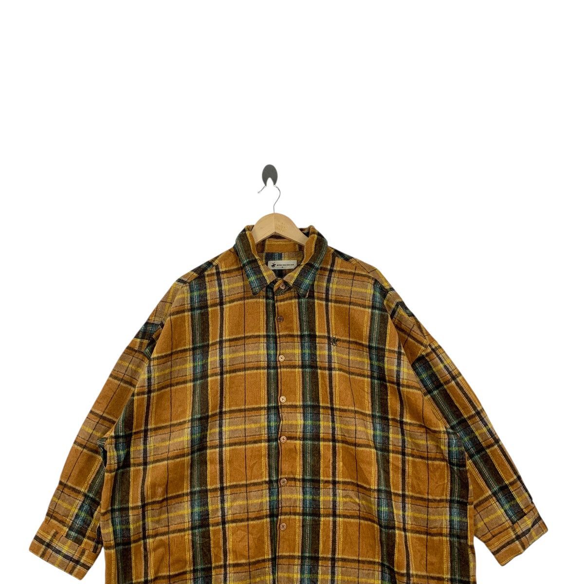 Beverly Hills Polo Club Vintage BEVERLY HILLS POLO CLUB Tartan Button Up Baggy Tee Size M / US 6-8 / IT 42-44 - 2 Thumbnail