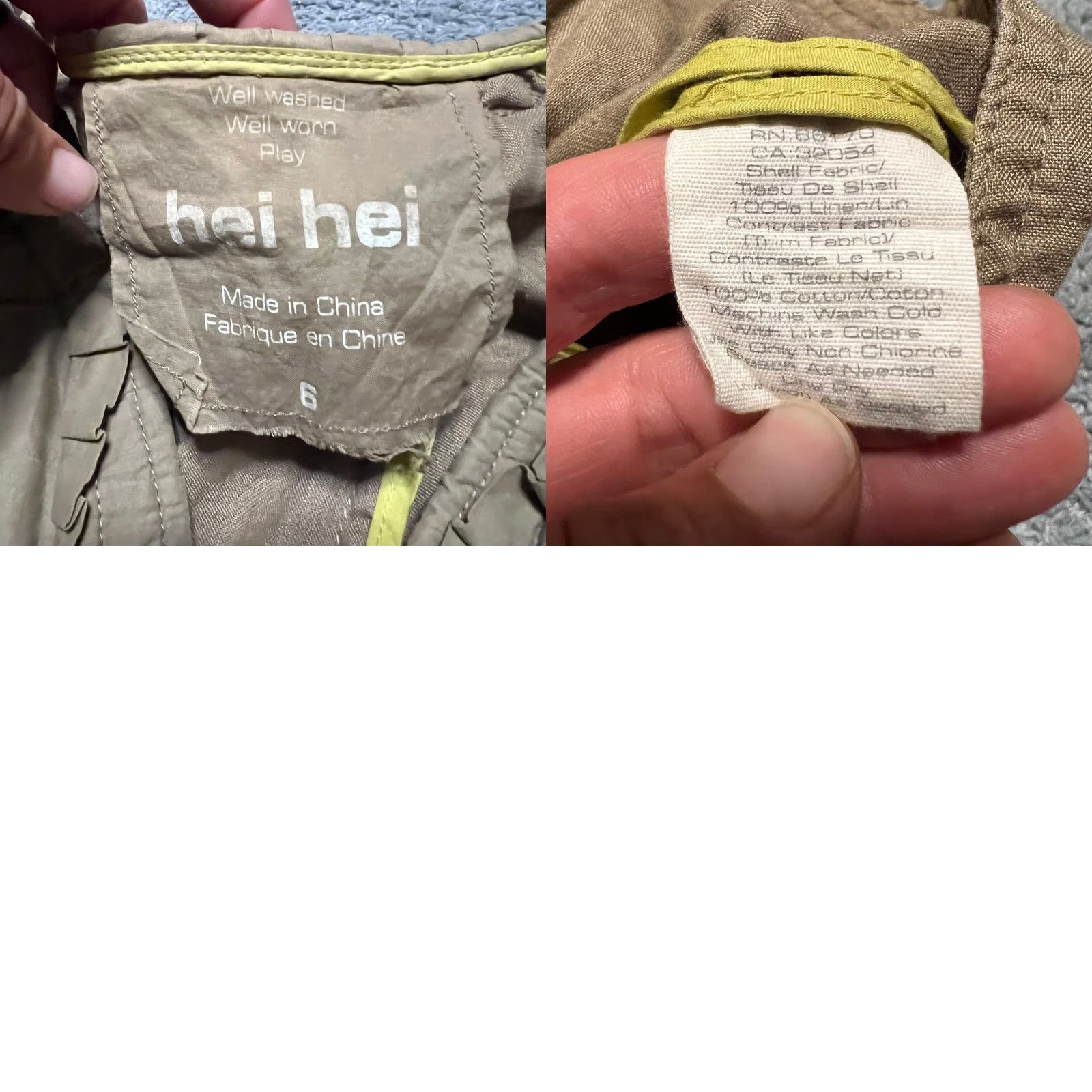 Anthropologie Hei Hei Bomber Jacket Womens 6 Small Linen Pleated Zip Military Coat Brown Linen Bomber Jacket Women 6 Small Retro Military-inspired Hei Hei Womens Size M / US 6-8 / IT 42-44 - 8 Thumbnail