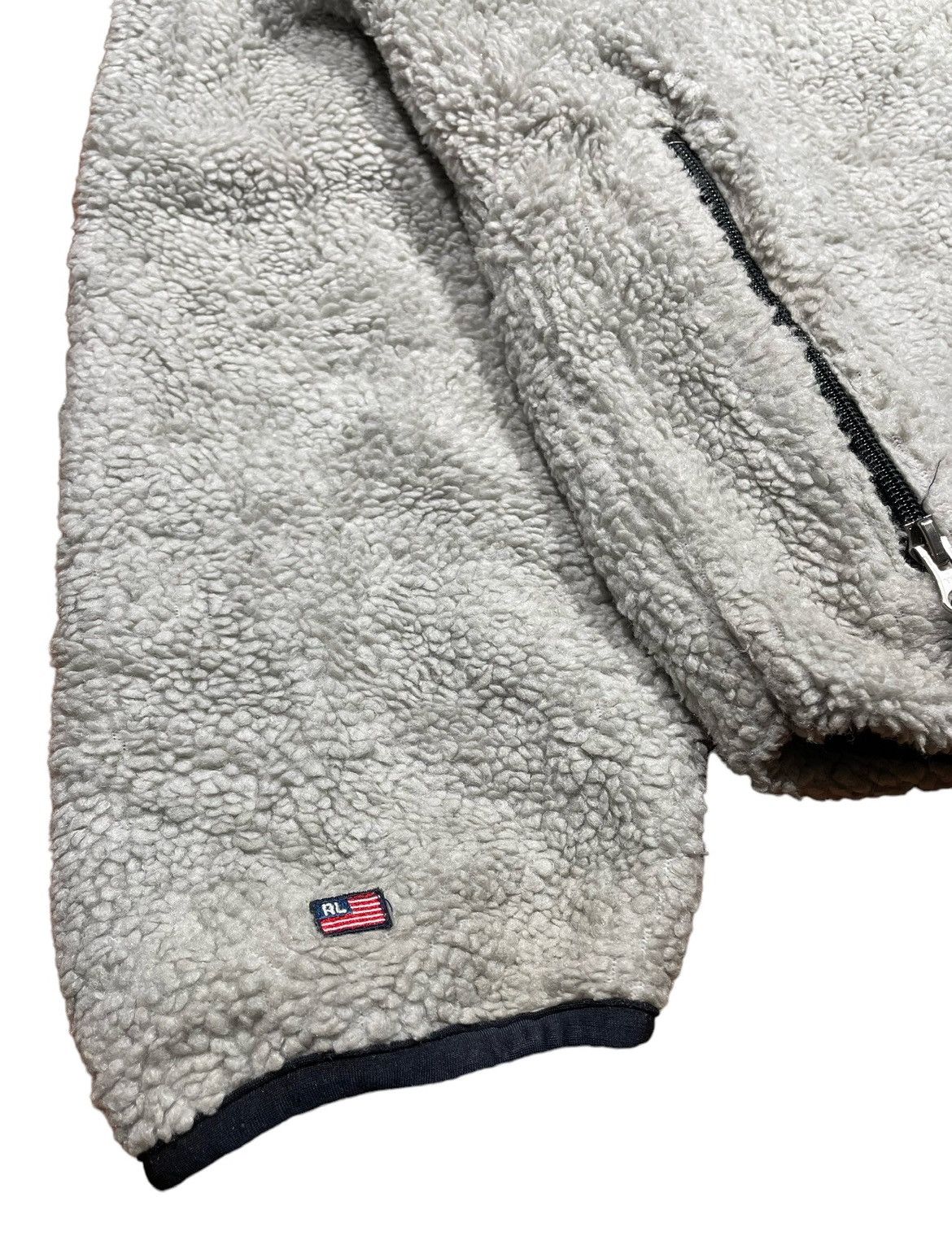 Lauren Ralph Lauren Vintage Polo Jeans Co Fleece Jacket Size US L / EU 52-54 / 3 - 4 Thumbnail