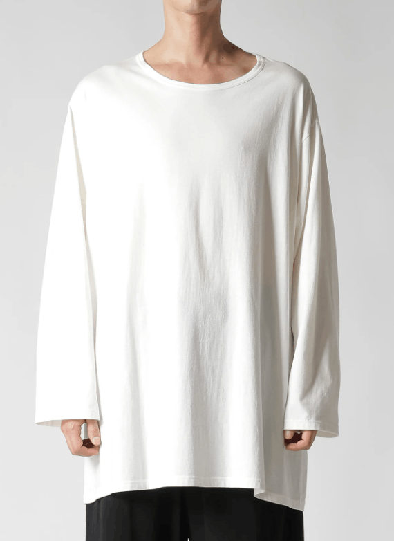 Yohji Yamamoto BNWT SS25 YOHJI YAMAMOTO POUR HOMME PRINT LS TSHIRT 3 Size US L / EU 52-54 / 3 - 13 Thumbnail