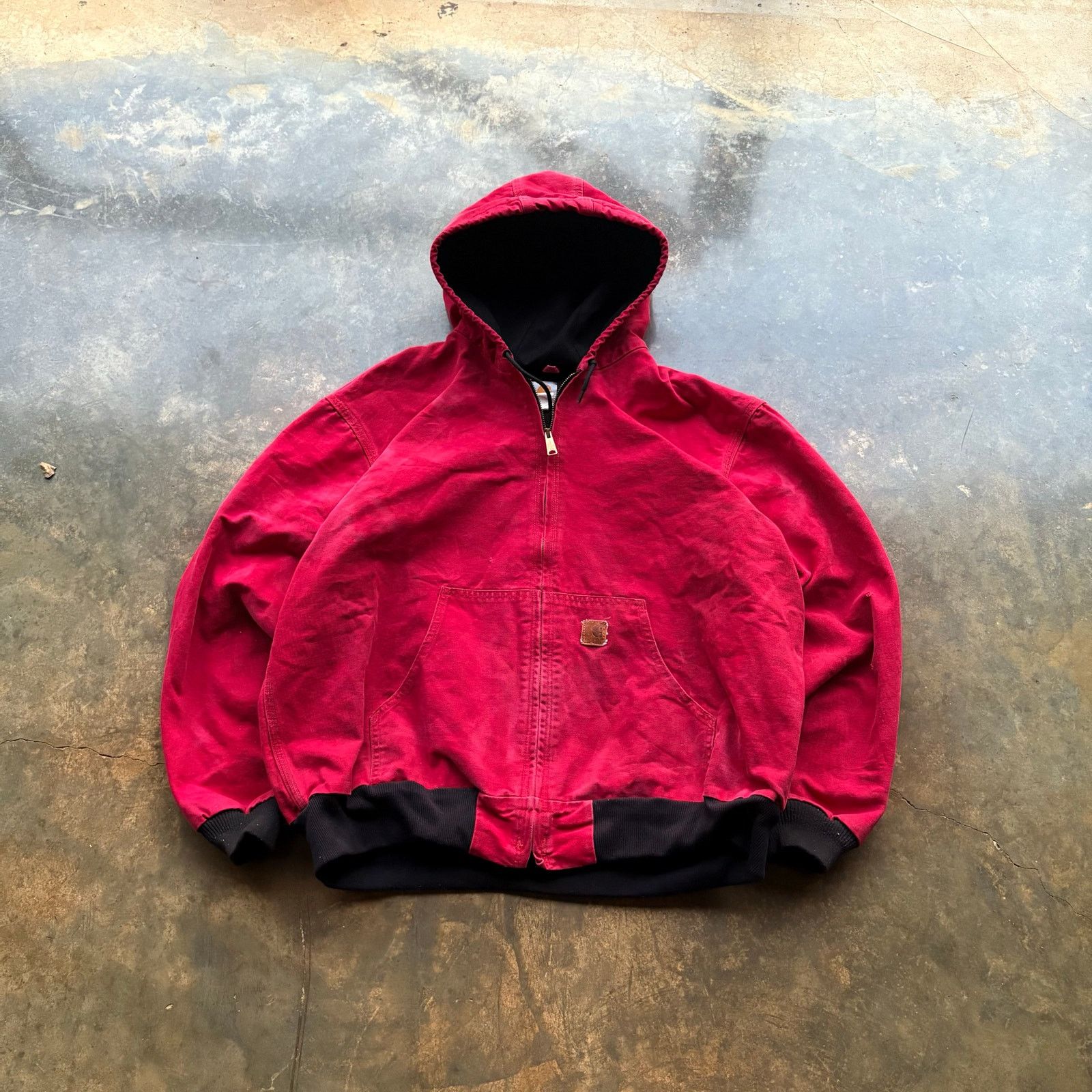 Carhartt × Vintage Very Rare Vintage Y2K Red Carhartt Work Jacket Size XXL Size US XL / EU 56 / 4 - 1 Thumbnail