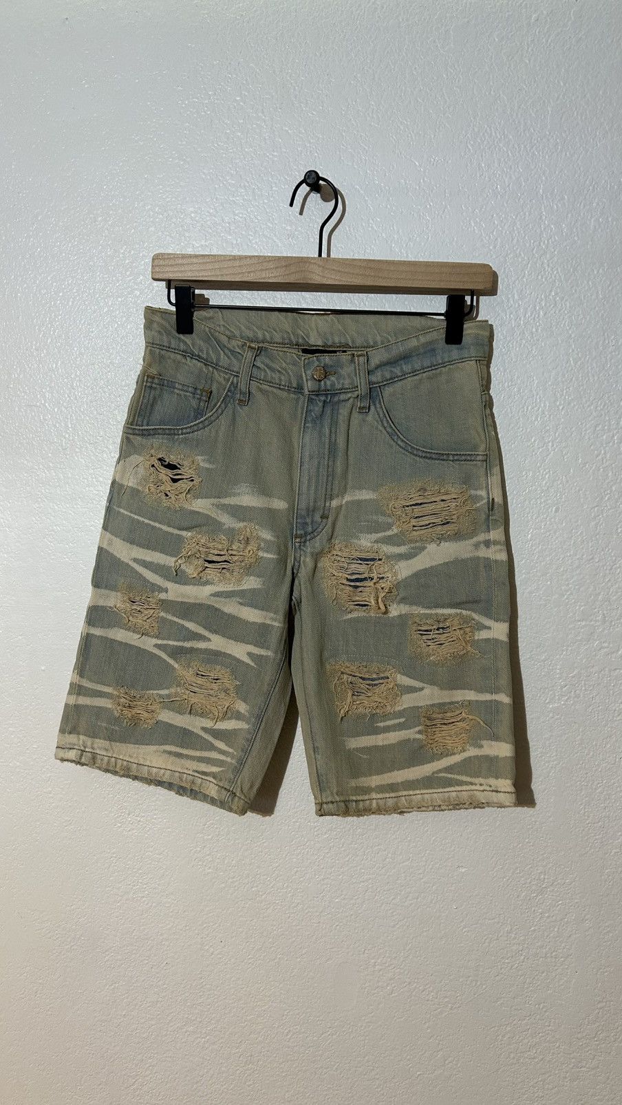 HELLSTAR Hellstar Denim Jean Shorts Size US 28 / EU 44 - 2 Thumbnail