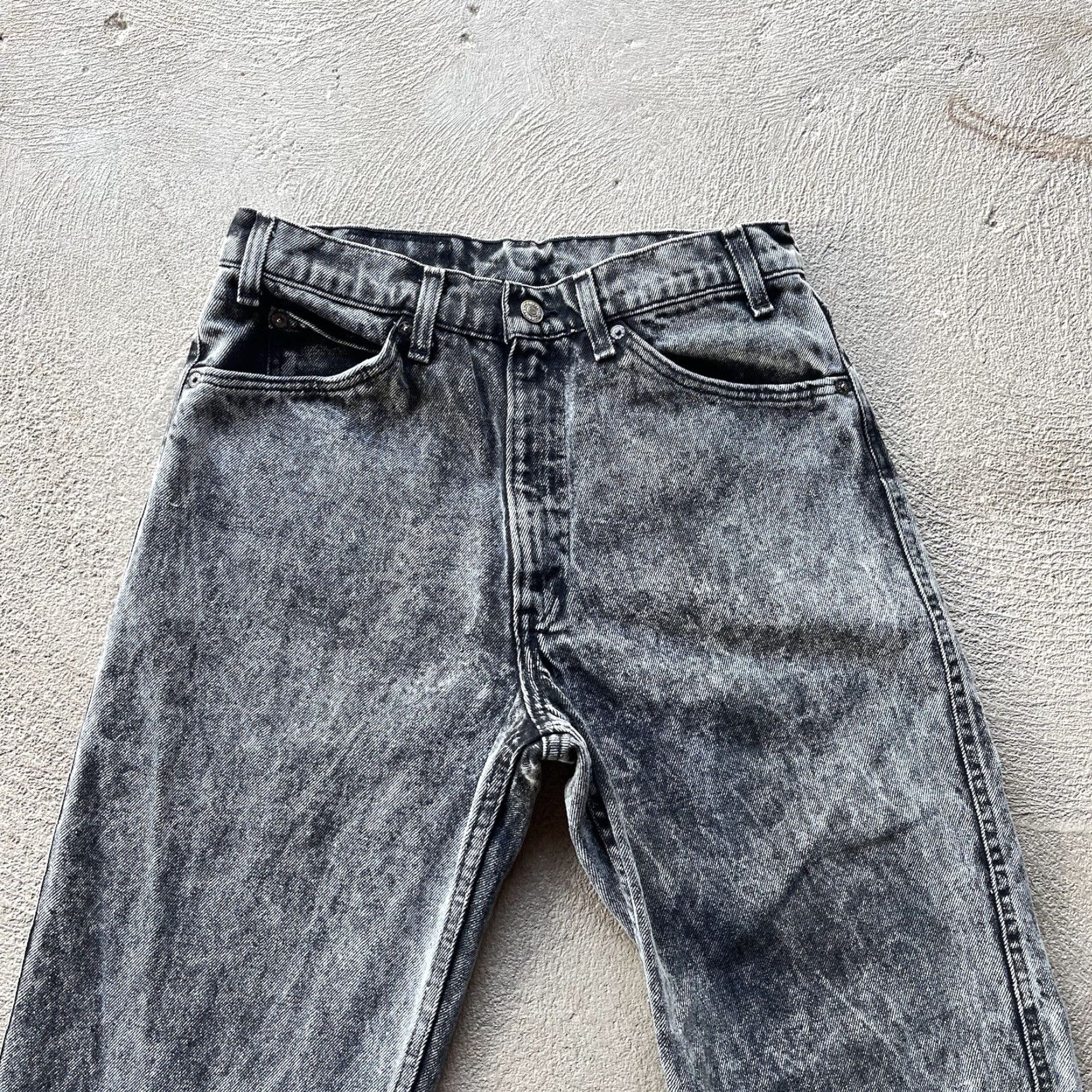 Levi's VINTAGE Levi's 550 Jeans Mens Straight Denim 31x30 Black 90s Western Relaxed Fit Men’s Jeans Size US 31 - 4 Thumbnail
