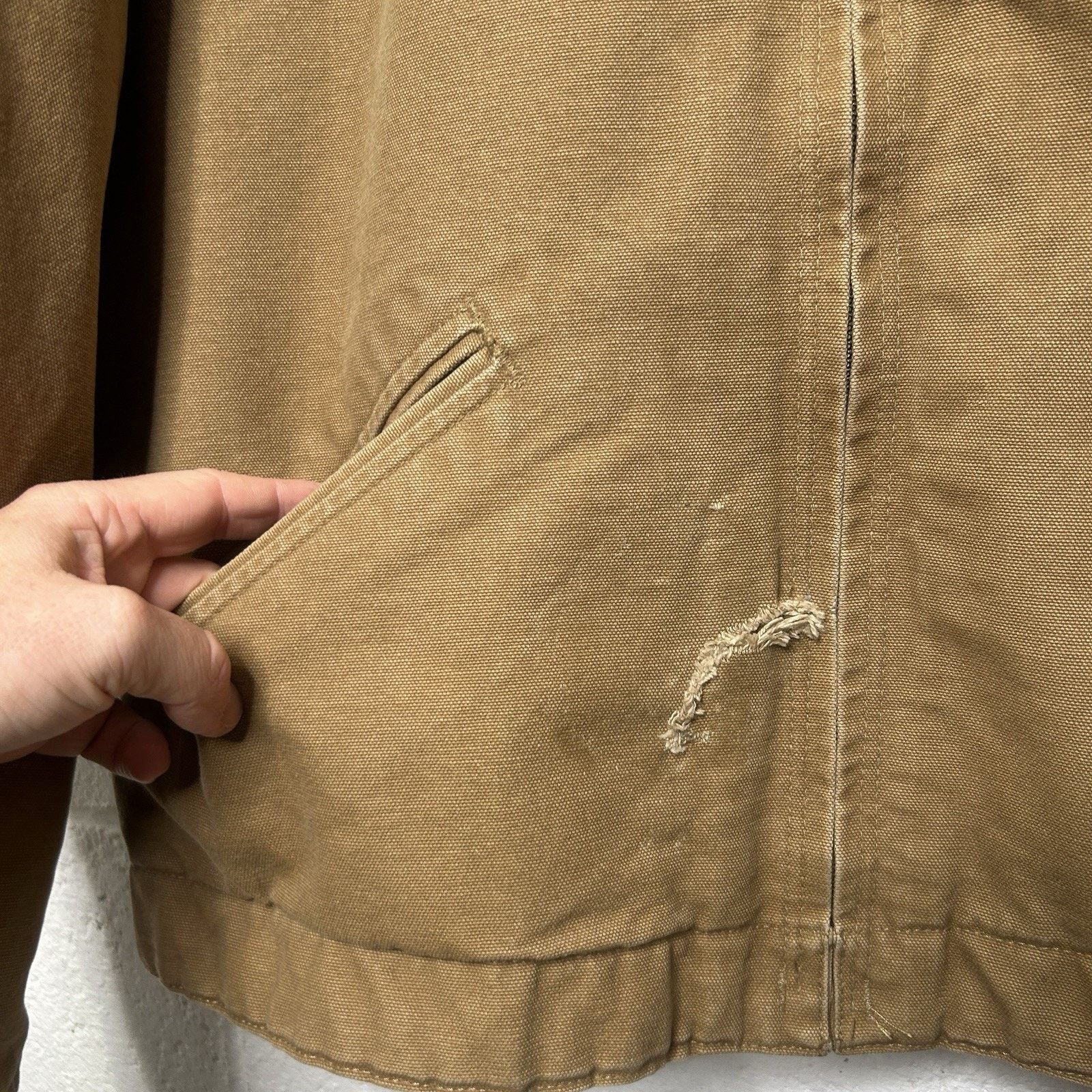 Carhartt Vintage Carhartt Sherpa Detroit Jacket “Camel” WJ097 CML Size XL / US 12-14 / IT 48-50 - 11 Thumbnail