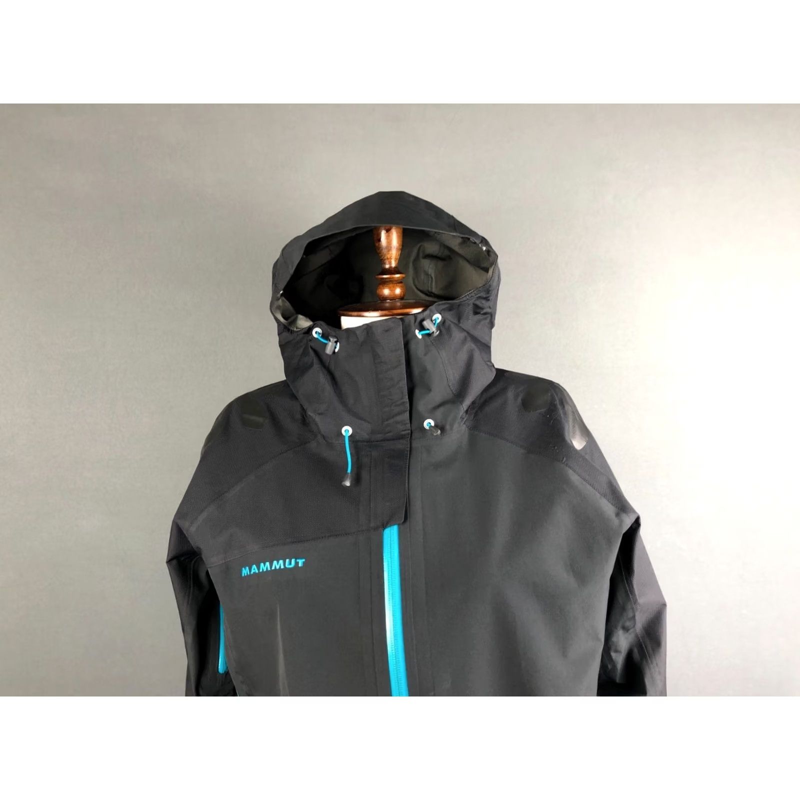 Mammut Mammut Windbreaker Jacket Women L Black Polyamide Full Zip Hooded Windbreaker Womens Regular Fit Size L / US 10 / IT 46 - 5 Thumbnail
