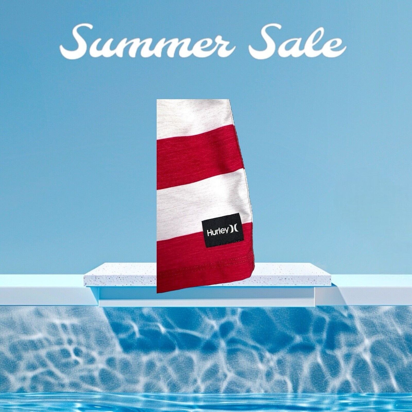 Hurley Hurley Swin Board Shorts M Red White And Blue Stars Stripes Size US 26 / EU 42 - 14 Thumbnail