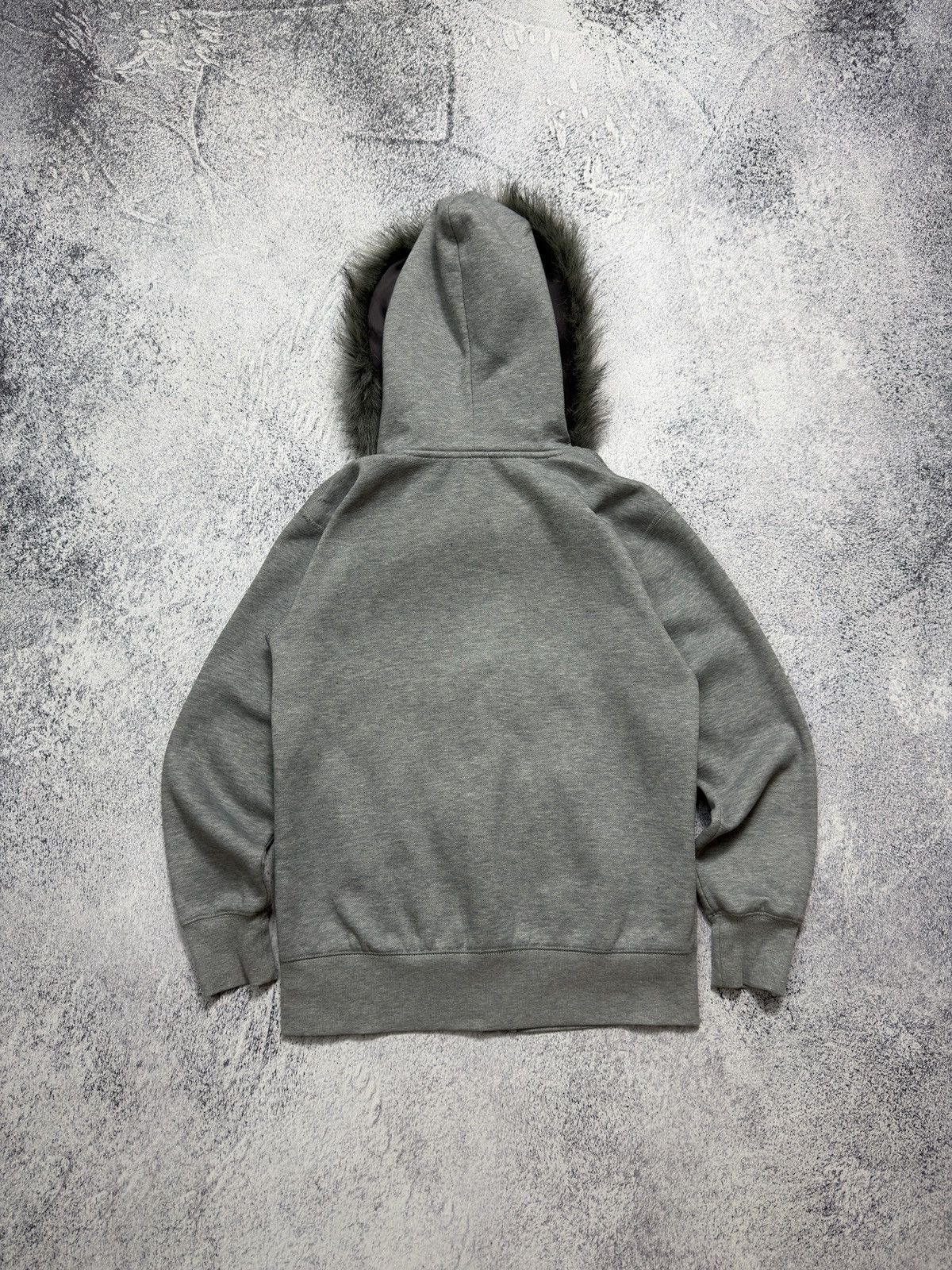 Abercrombie & Fitch Y2K Abercrombie & Fitch Faux Fur Zip Up Hoodie Cyber Size US M / EU 48-50 / 2 - 8 Thumbnail