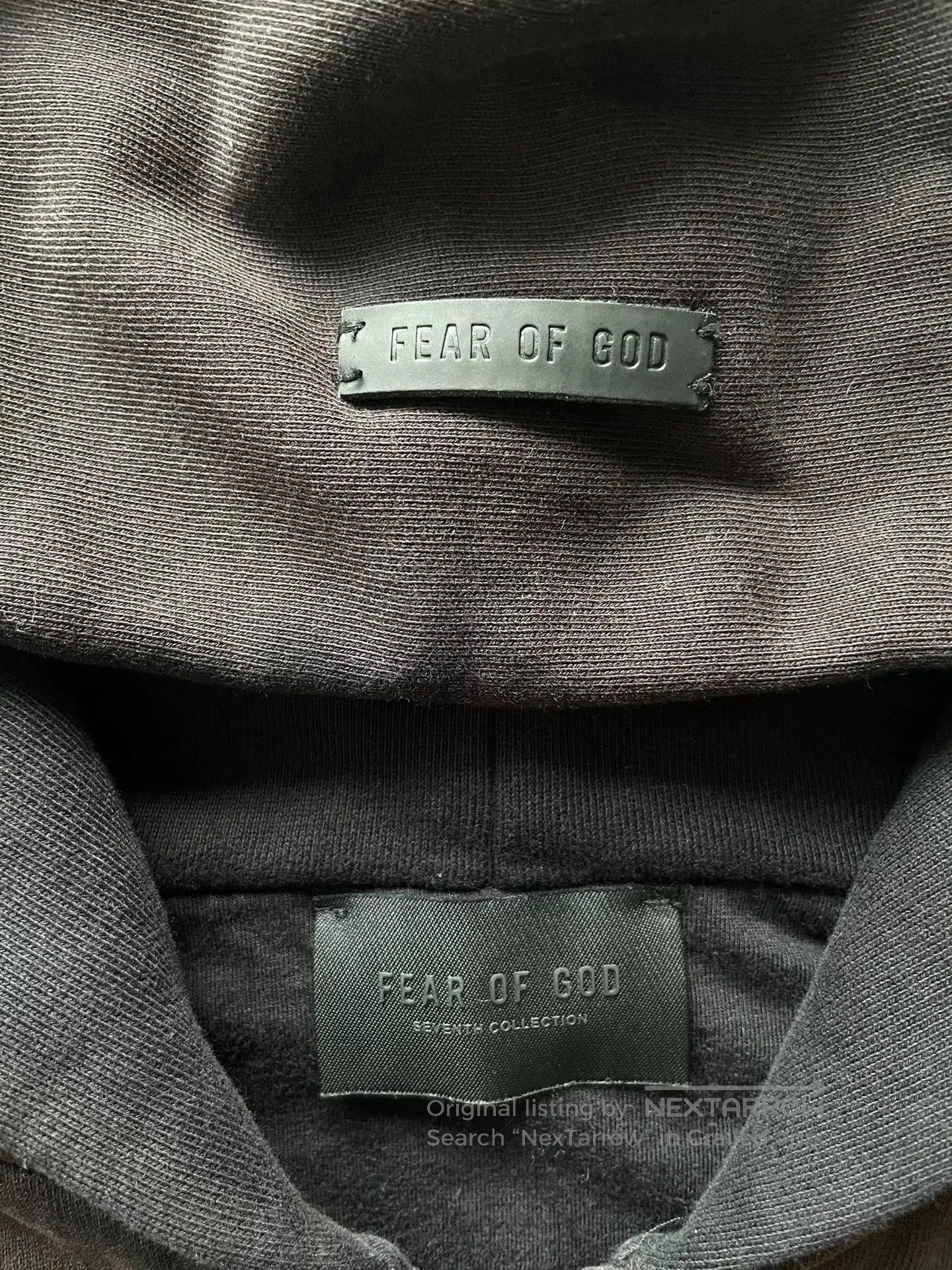 Fear of God Fear of God Vintage Black Hoodie. Size US XS / EU 42 / 0 - 3 Thumbnail