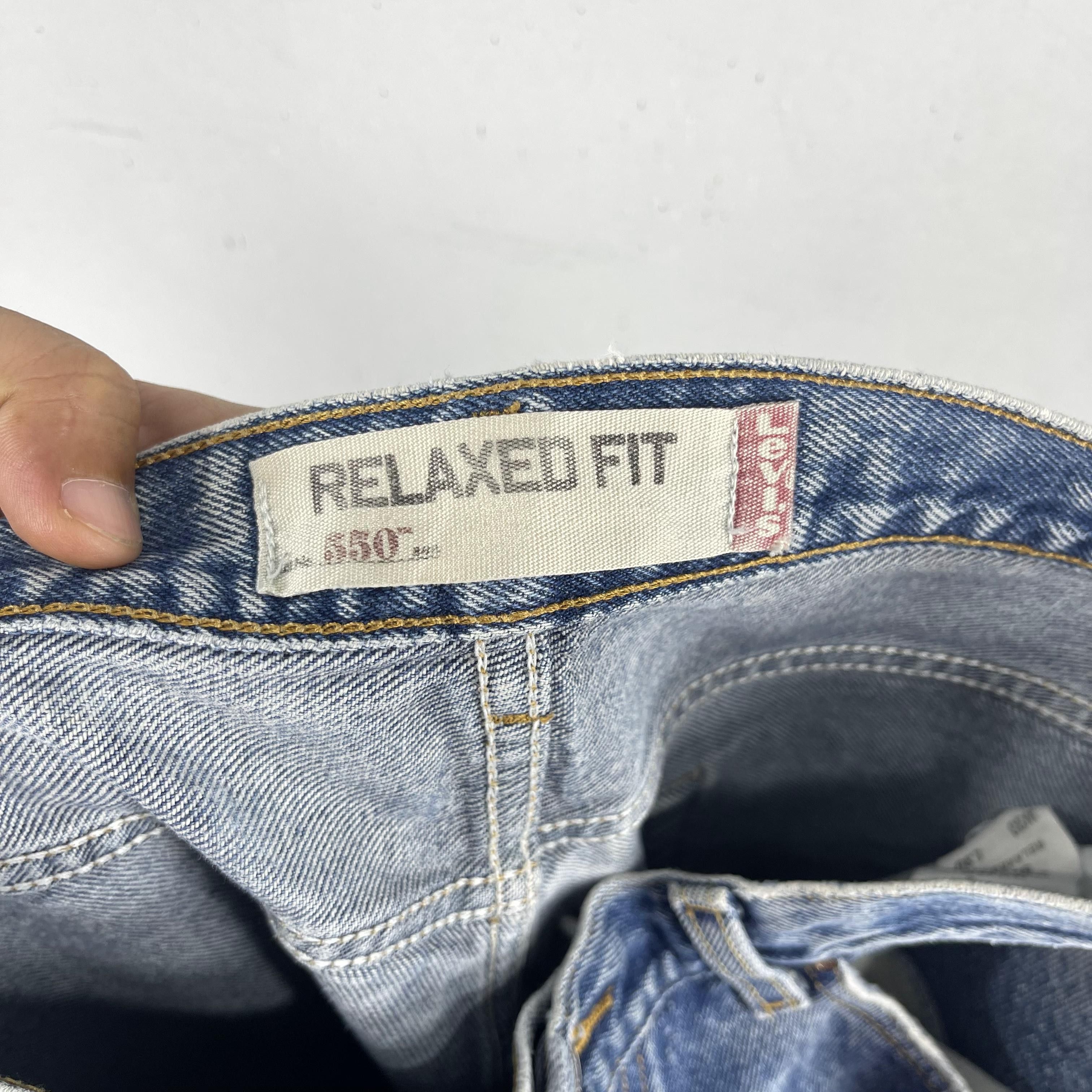 Levi's × Vintage Size 32 Vintage Levis 550 Distressed Medium Washed Jeans Size US 32 / EU 48 - 7 Thumbnail