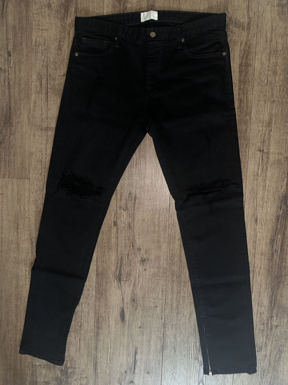 Oro Los Angeles ORO Los Angeles Jeans Ankle Zip Size US 32 / EU 48 - 1 Thumbnail