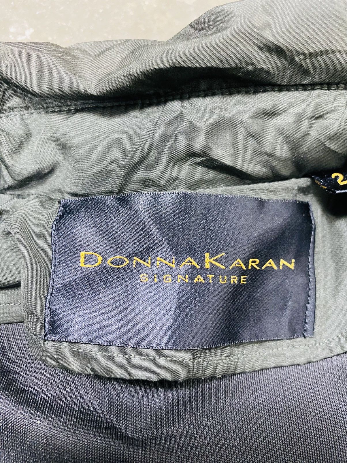 DKNY Rare Vintage Donna Karan Signature Non-Button Jacket Size M / US 6-8 / IT 42-44 - 12 Thumbnail