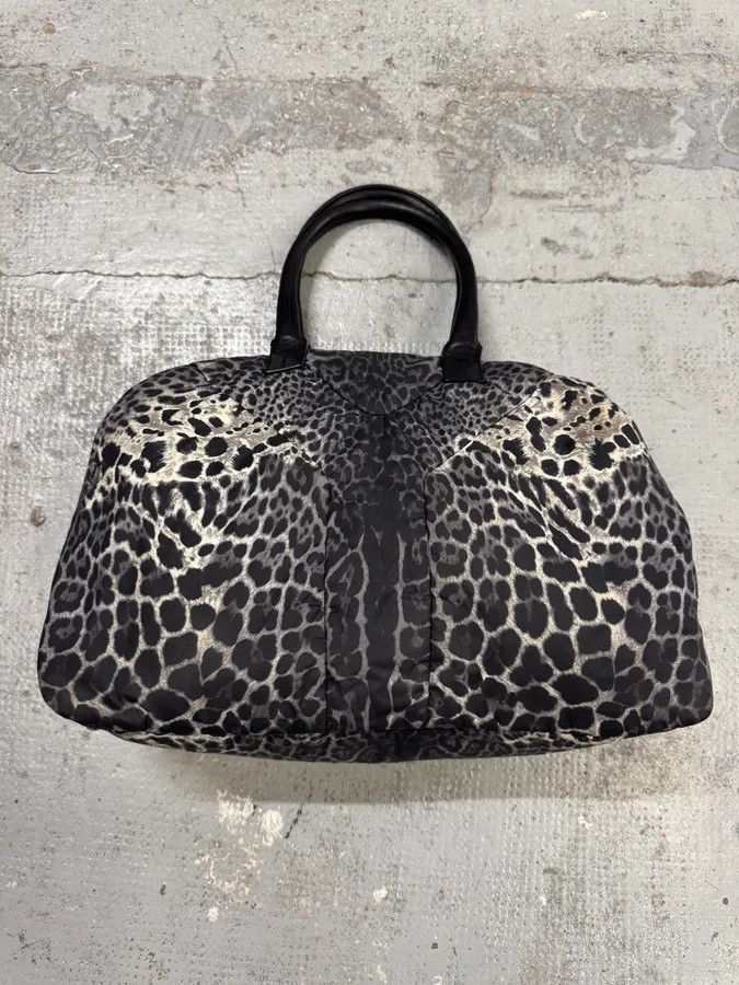 Yves Saint Laurent 2000s Yves Saint Laurent Easy Leopard Print Nylon Handle Bag Size ONE SIZE - 1 Thumbnail