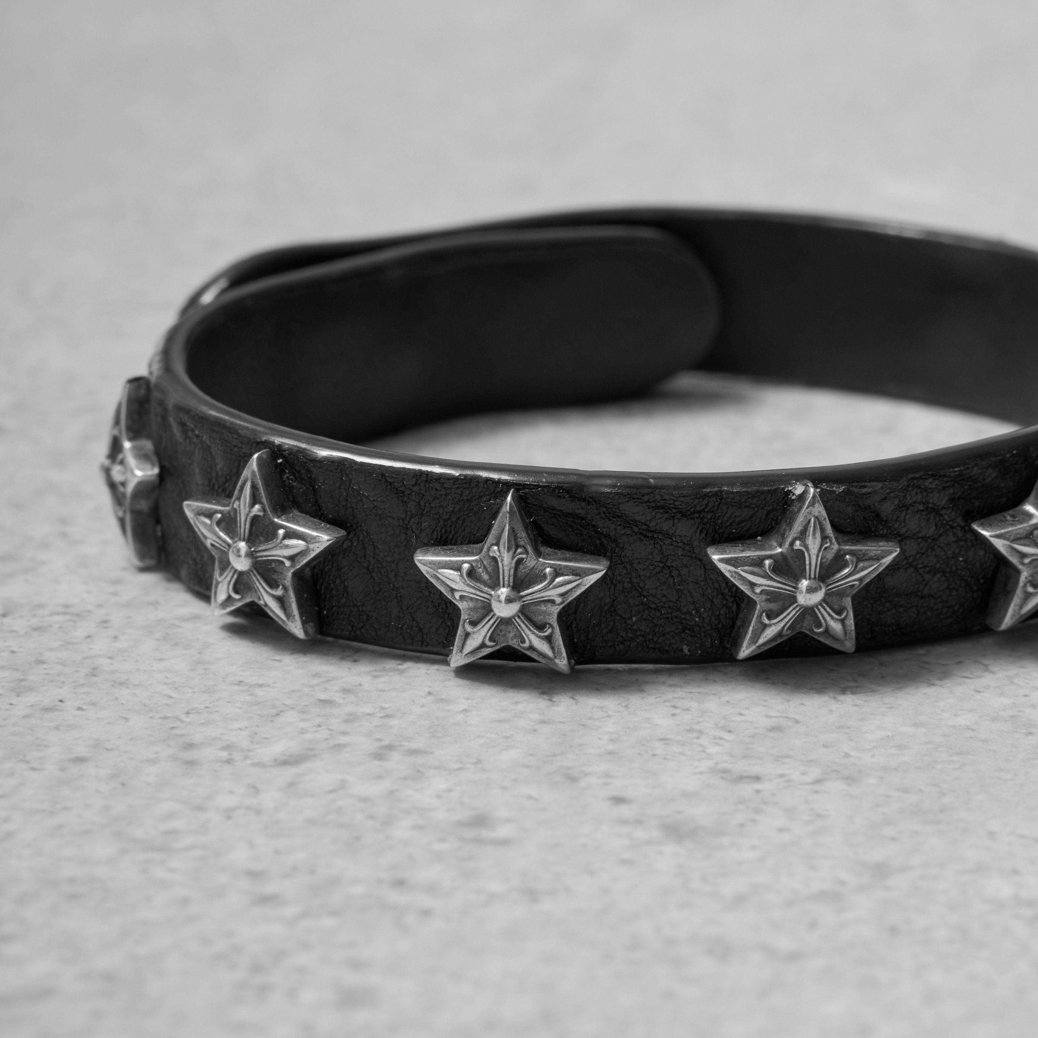 Chrome Hearts CHROME HEARTS 2 BTTN/ 2 SNAP Star Silver Bracelet Size ONE SIZE - 3 Thumbnail