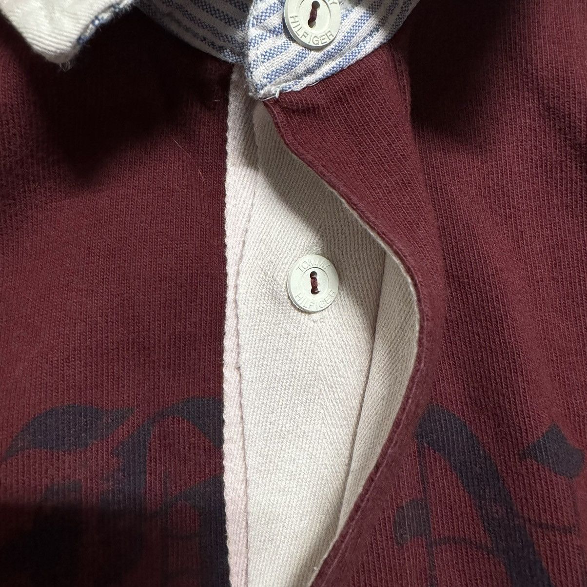 Tommy Hilfiger × Vintage Vintage y2k Tommy Hilfiger rugby Polo preppy Xl Size US XL / EU 56 / 4 - 3 Thumbnail