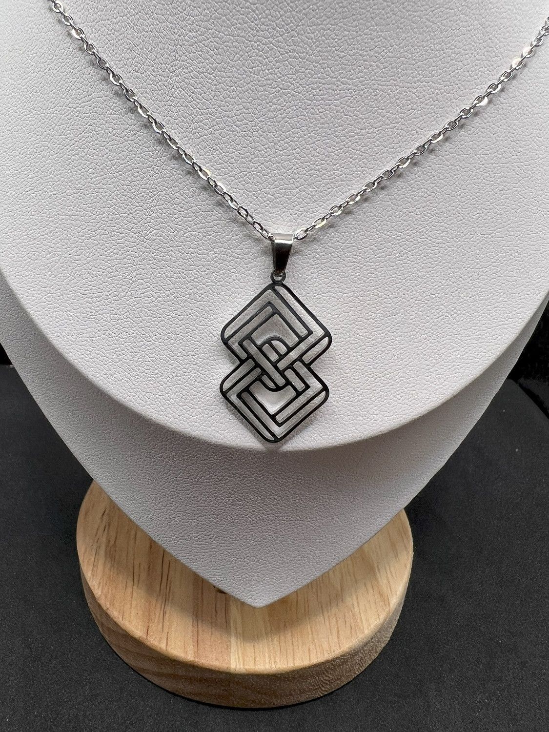 Jewelry Viking Stainless Steel Chain Necklace Size ONE SIZE - 3 Thumbnail