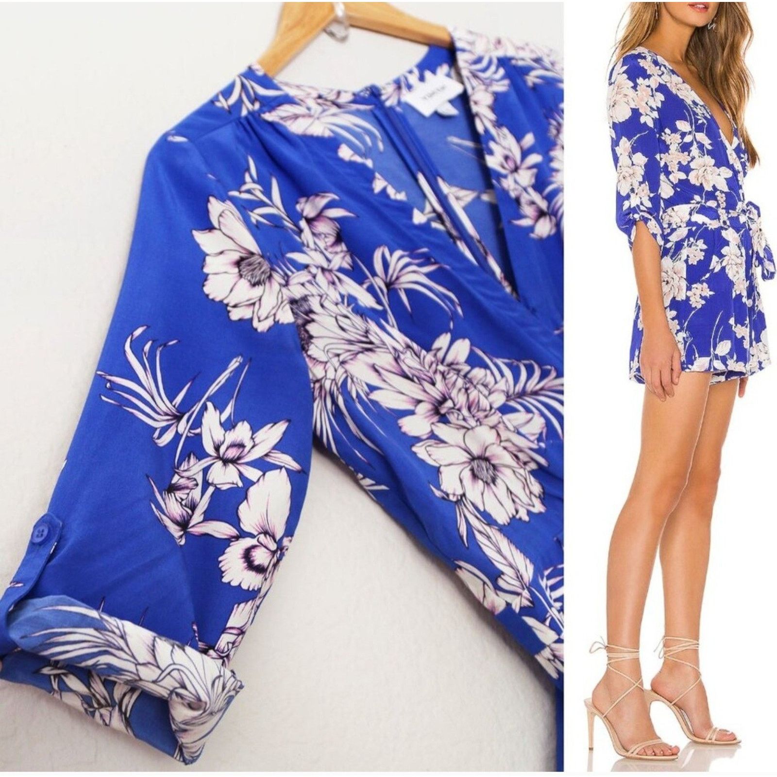 Other Yumi Kim Liz Silk Floral Romper Sz- XS ~ Stylish & Feminine Size XS / US 0-2 / IT 36-38 - 6 Thumbnail