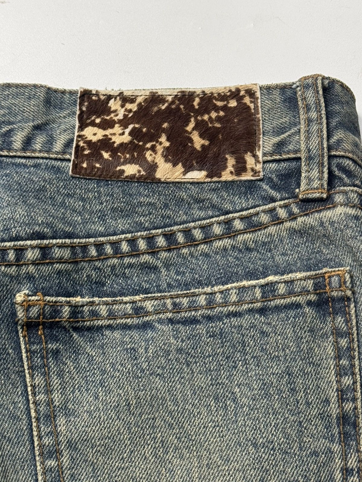 Le Grande Bleu (L.G.B.) Shellac Flare Denim Size US 29 - 5 Thumbnail