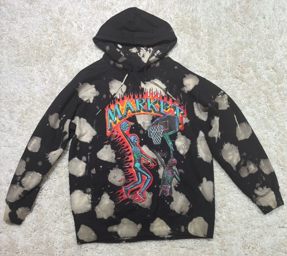 Market Chinatown Market Skelly Digital Dunk Hoodie Size US M / EU 48-50 / 2 - 1 Thumbnail