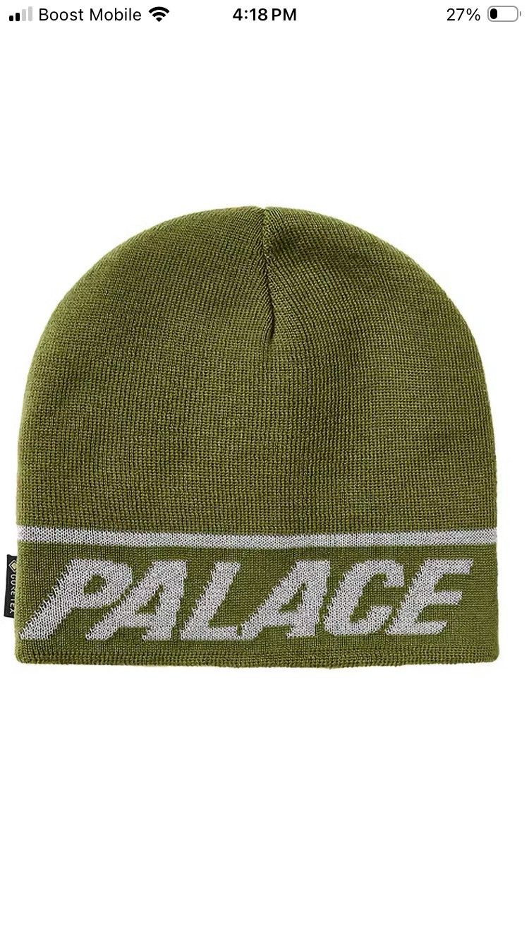 Palace Palace Gore-Tex Nein Cuff Beanie Olive Size ONE SIZE - 1 Thumbnail