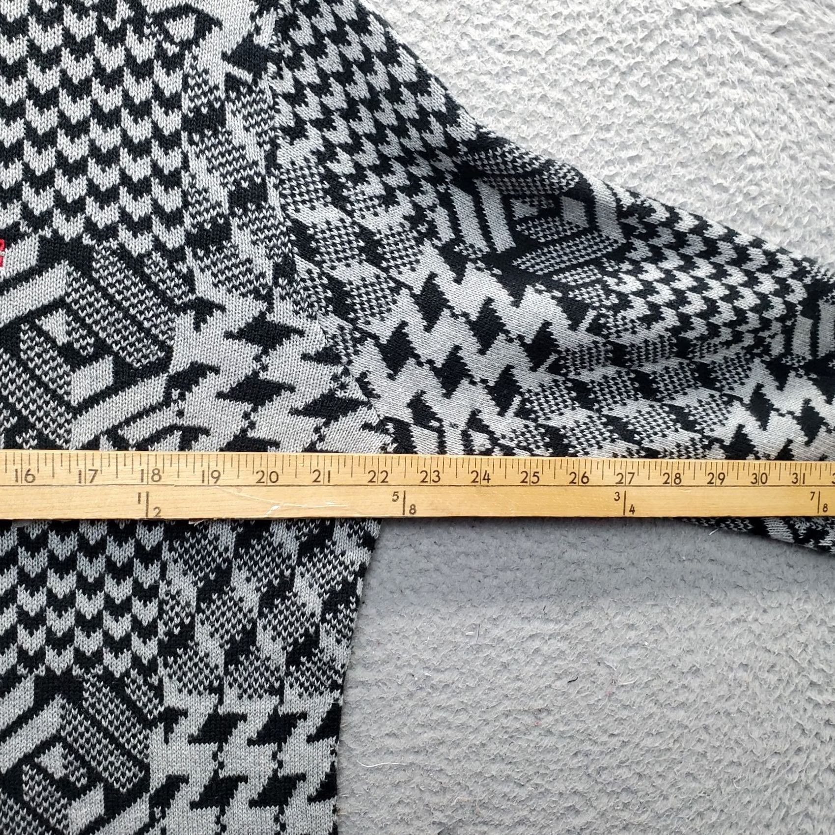 Enyce Enyce Sweater Mens L Multicolor Houndstooth Raglan Sleeve Pullover Crew Neck Knit Cotton Casual Fall Winter Shirt Size US L / EU 52-54 / 3 - 5 Thumbnail