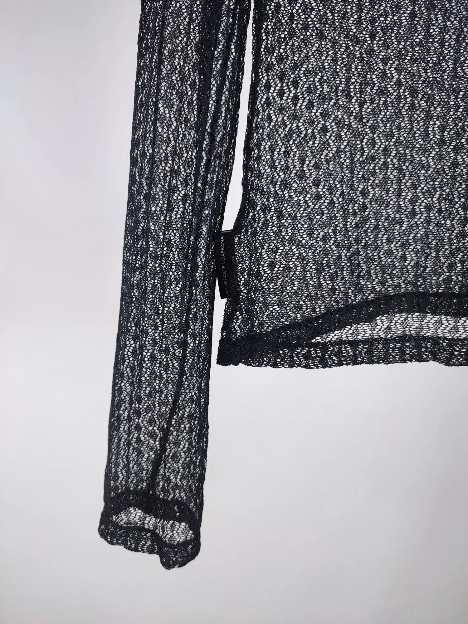 Dolce & Gabbana Dolce Gabbana Sheer Mesh Lace Vintage Top Shirt Size M / US 6-8 / IT 42-44 - 5 Thumbnail