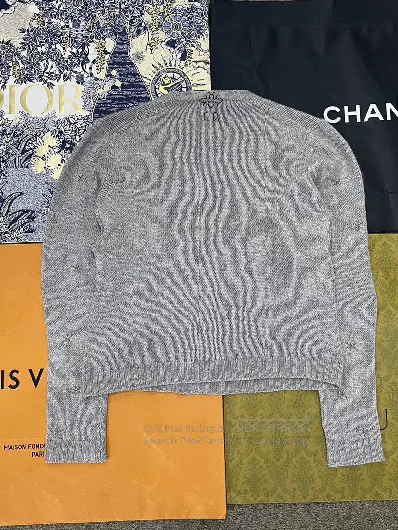 Dior Dior Grey five-pointed star sweater Size XS / US 0-2 / IT 36-38 - 3 Thumbnail