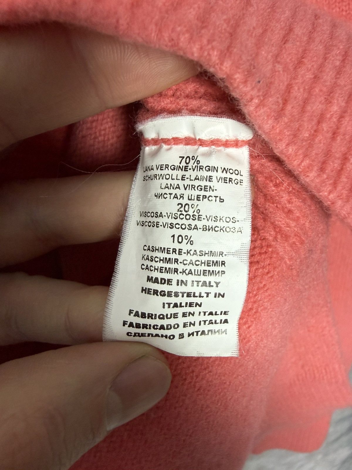 Gran Sasso Gran Sasso Sweater Knit Pink Wool Womens size 42 S Size S / US 4 / IT 40 - 11 Thumbnail