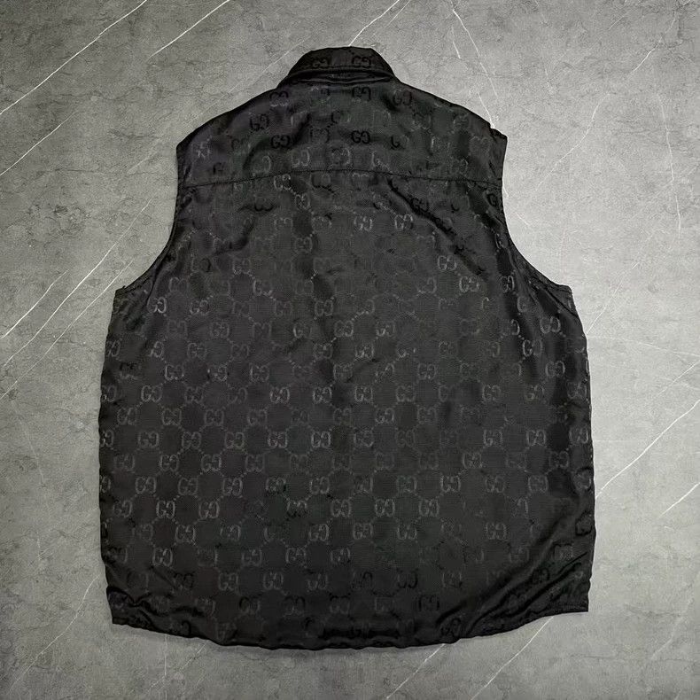 Gucci Gucci Dark pattern full printed LOGO nylon vest 2503-Nextar Size US S / EU 44-46 / 1 - 2 Thumbnail