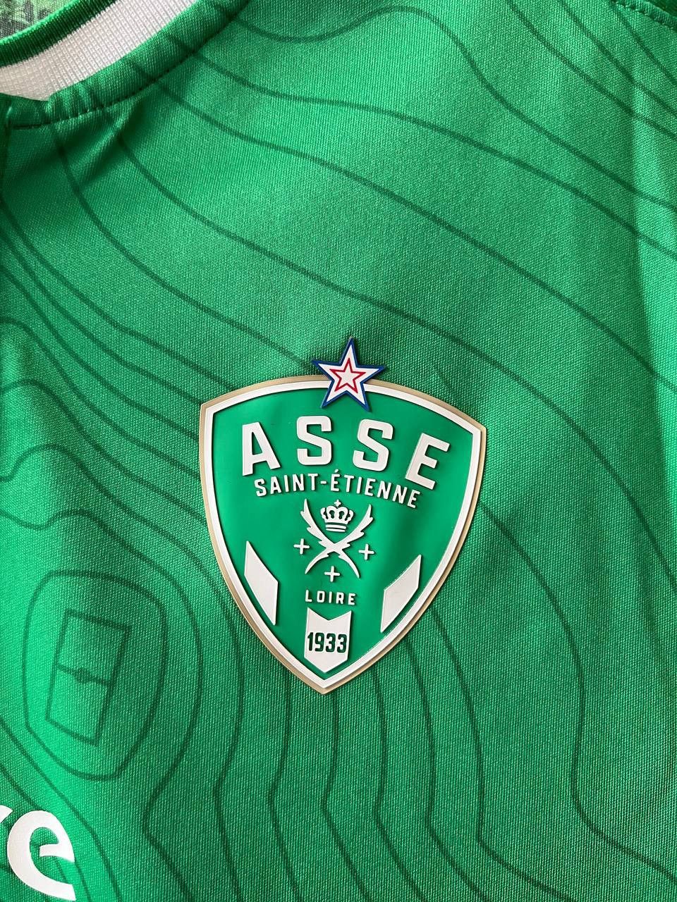 Hummel 2023/24 SAINT-ETIENNE LOIRE HOME SOCCER JERSEY FOOTBALL SHIR Size US S / EU 44-46 / 1 - 6 Thumbnail