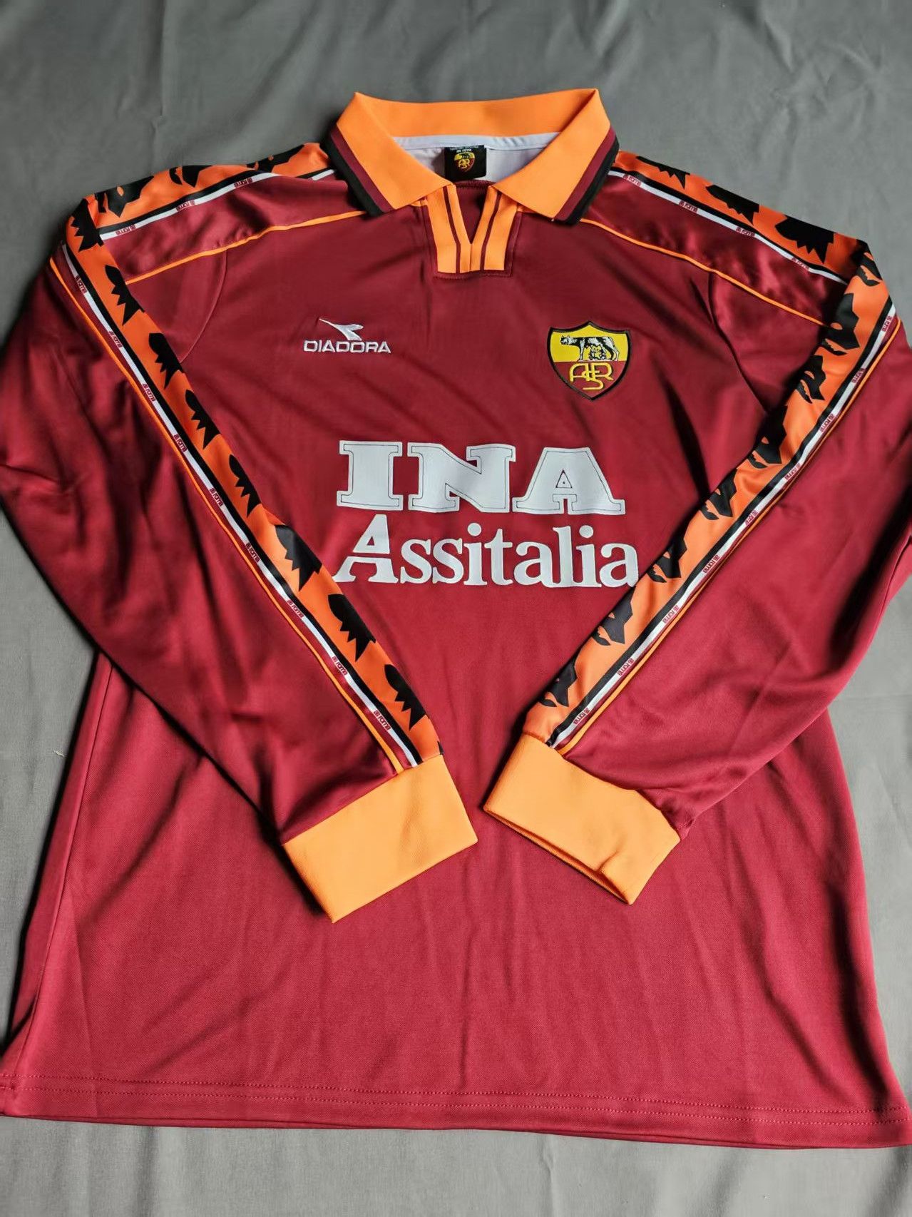 Other Roma Jersey Home 1998 99 Season Size US L / EU 52-54 / 3 - 1 Thumbnail