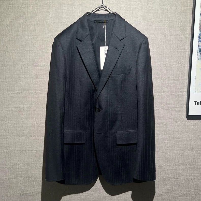 Wacko Maria wacko maria Charcoal black striped suit three-piece suit 25 Size 42R - 1 Thumbnail