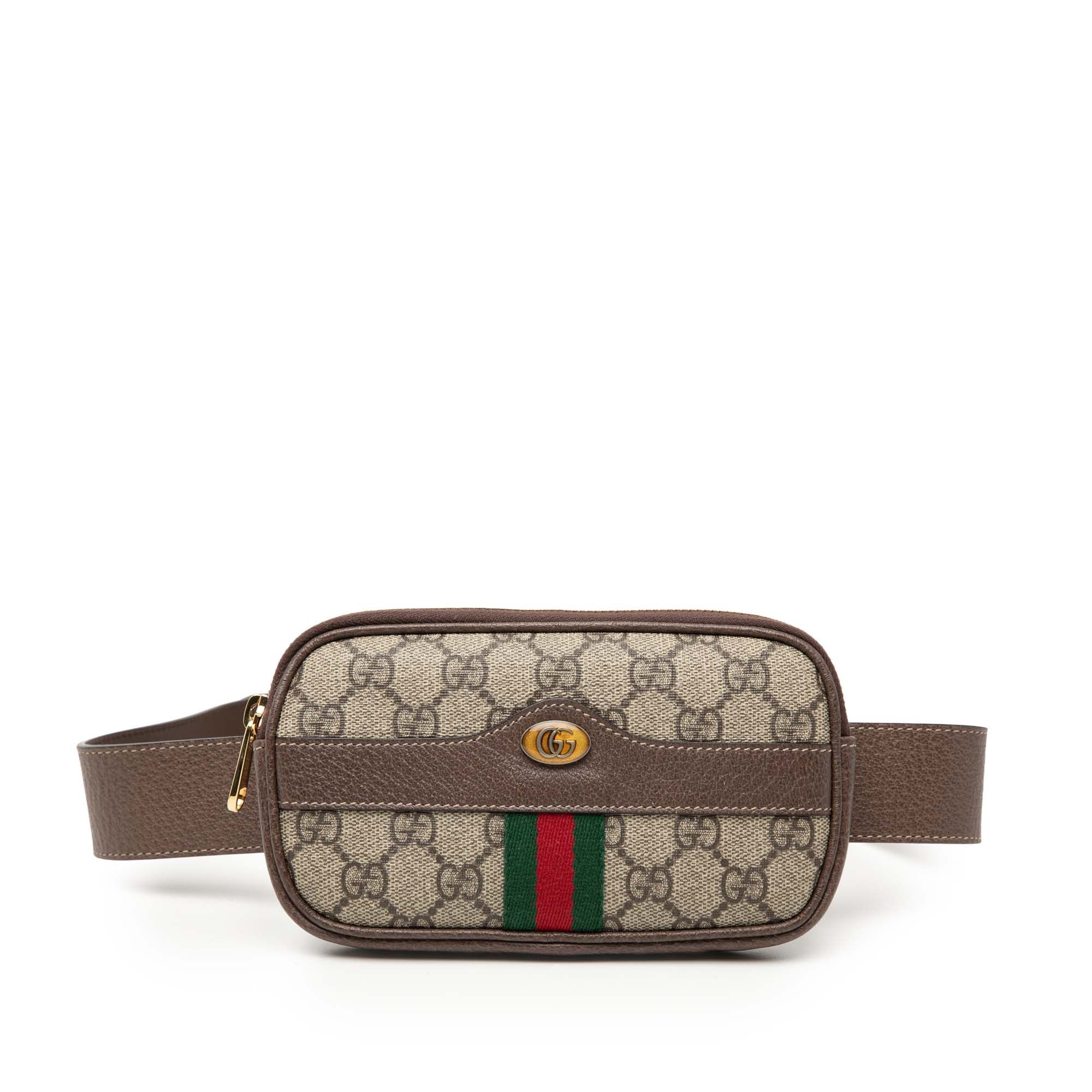 Gucci Small GG Supreme Web Ophidia Belt Bag Size ONE SIZE - 1 Thumbnail