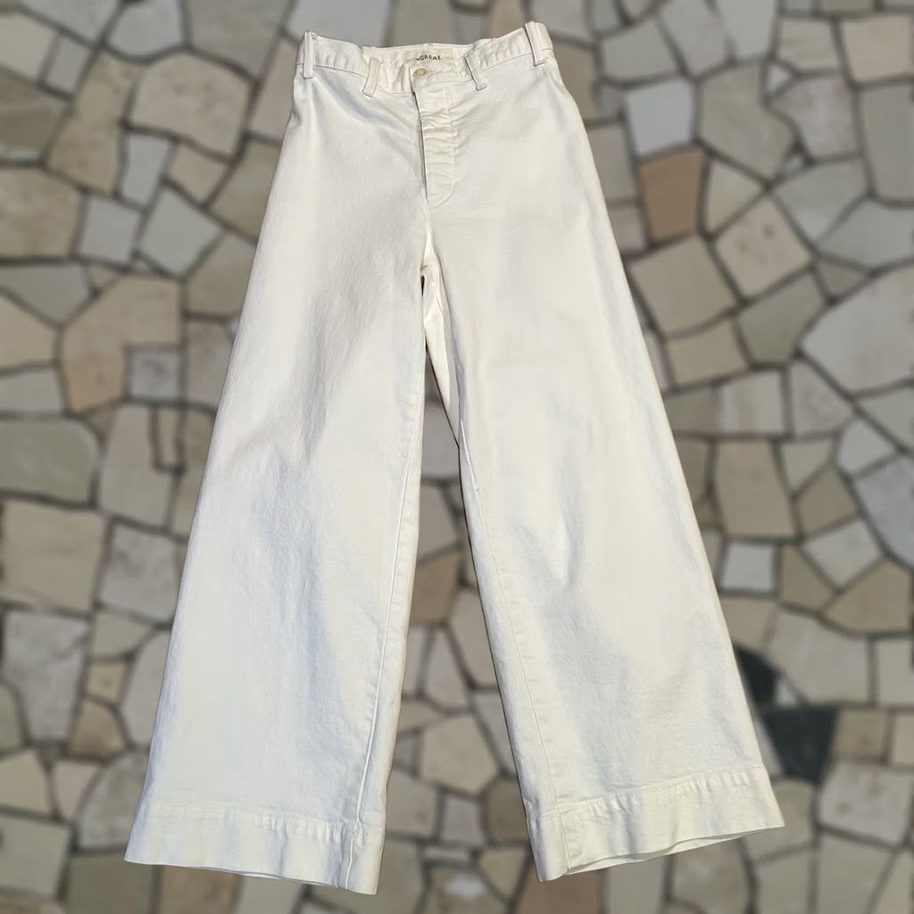 THE GREAT The Great The Seafair Jean True White Women's 26 Pants Size 26" / US 2 / IT 38 - 1 Thumbnail