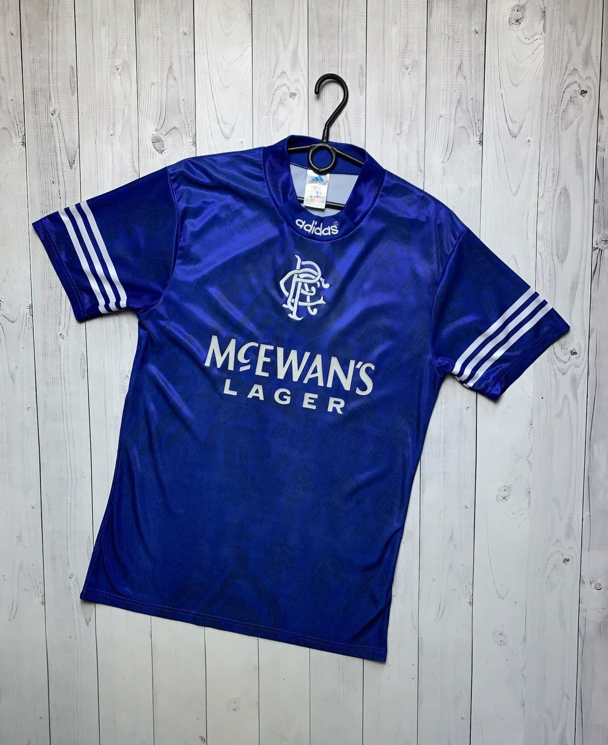 Vintage Vintage very rare soccer tee size L Rangers blue Size US L / EU 52-54 / 3 - 1 Thumbnail