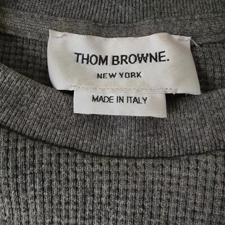 Thom Browne Thom browne Waffed sweatshirt 2504-Nextarrow Size US M / EU 48-50 / 2 - 2 Thumbnail