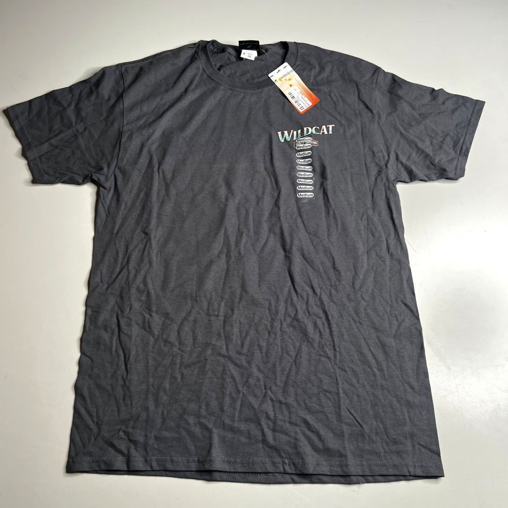 Harley Davidson Harley-Davidson Wildcat London Kentucky Barn Flag Graphic T-Shirt Charcoal M Men Size US M / EU 48-50 / 2 - 2 Thumbnail