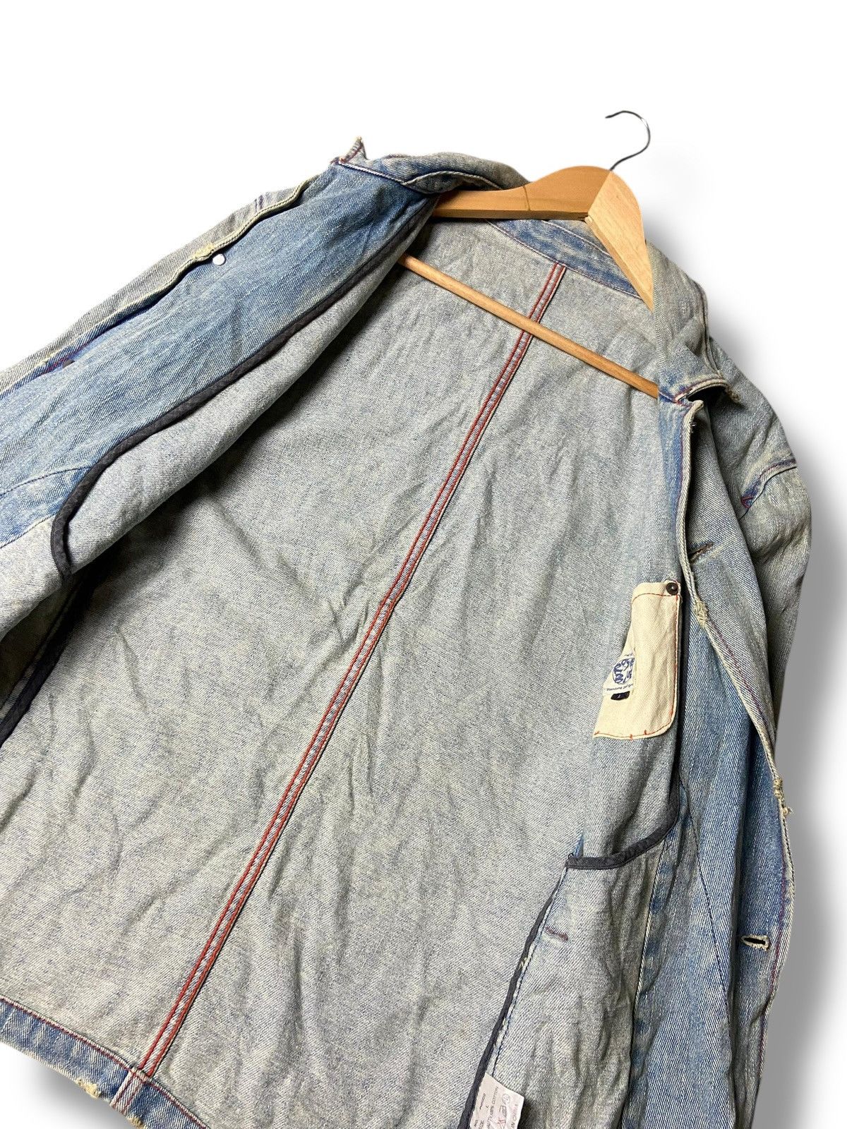 Japanese Brand Royal Blue Brand Denim Jeans Jacket (165) Size US L / EU 52-54 / 3 - 6 Thumbnail