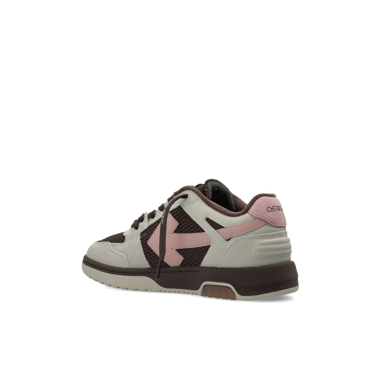 OFF-WHITE Slim Out Of Office Brown Sneakers New & Authentic