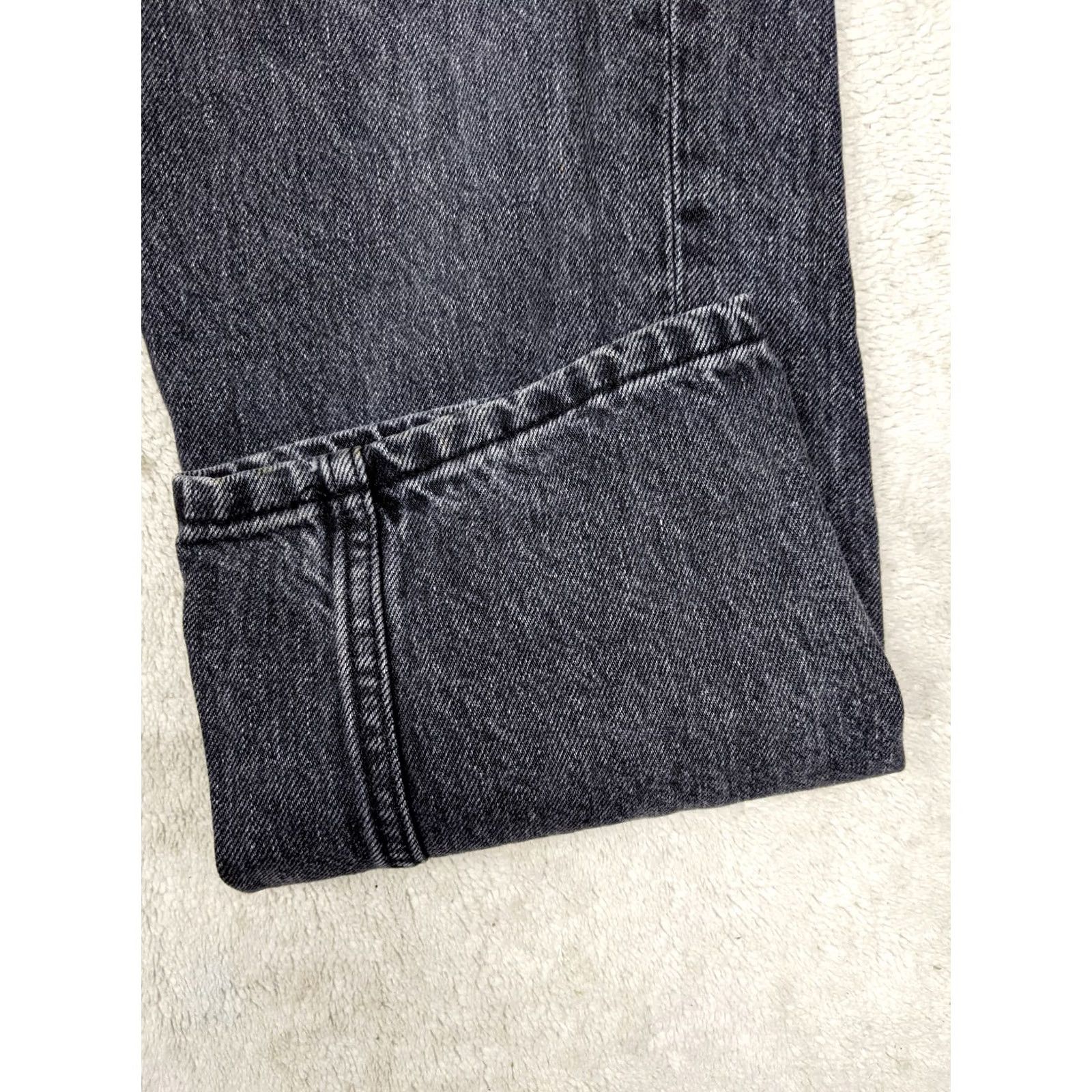 Everlane Everlane 90s Cheeky Jean Womens Gray Denim Button Fly Tapered Jeans Size 24" / US 00 / IT 34 - 3 Thumbnail