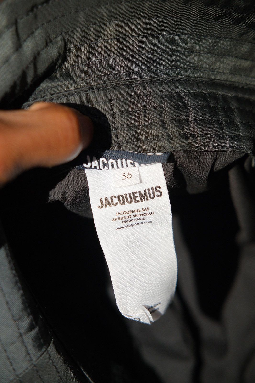 Jacquemus Jaquemus Black Bucket Hat Size ONE SIZE - 5 Thumbnail