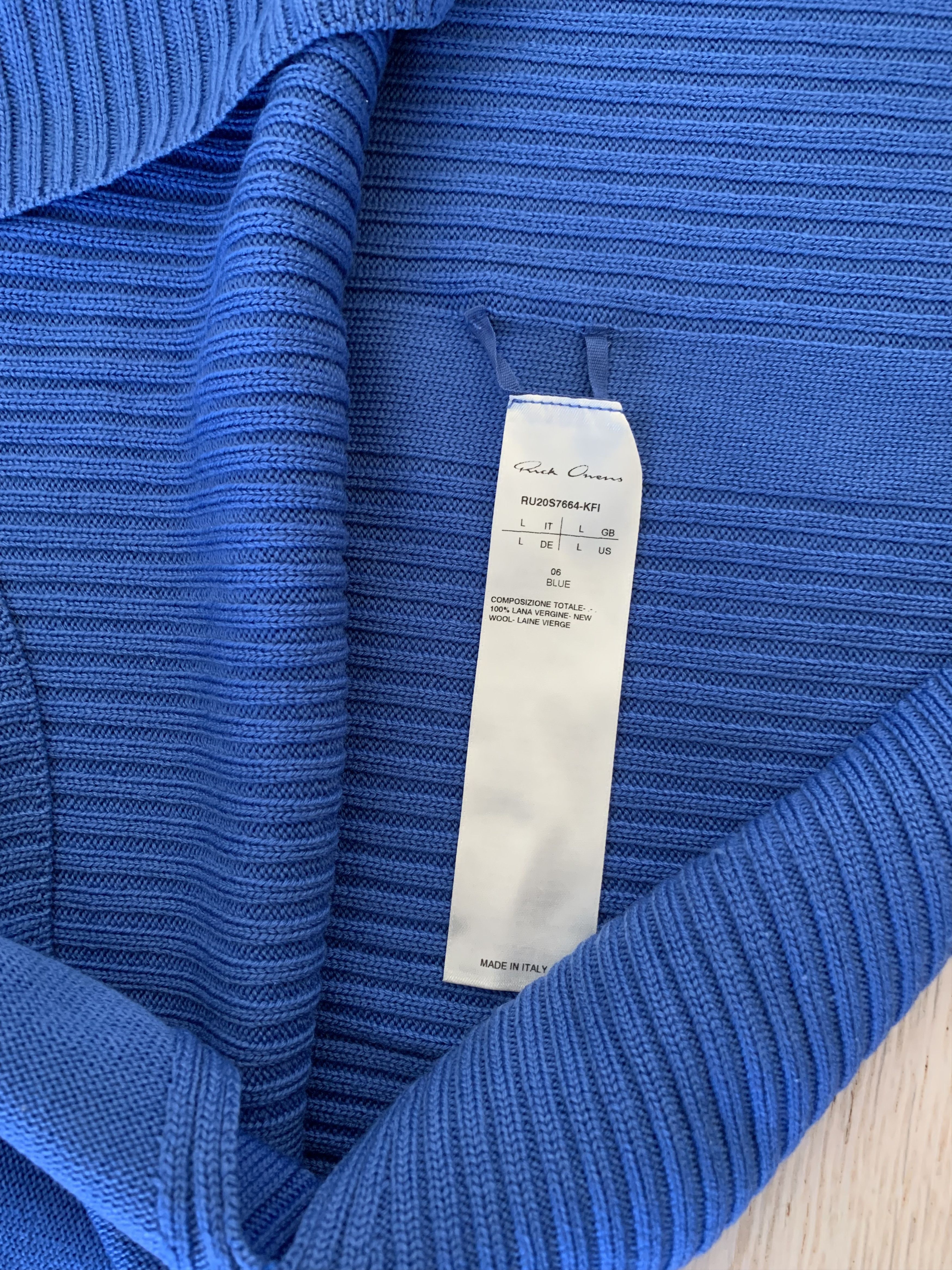 Rick Owens Rick Owens SS20 “Tecuatl” Cropped Biker Fisherman Sweater Size US L / EU 52-54 / 3 - 5 Thumbnail