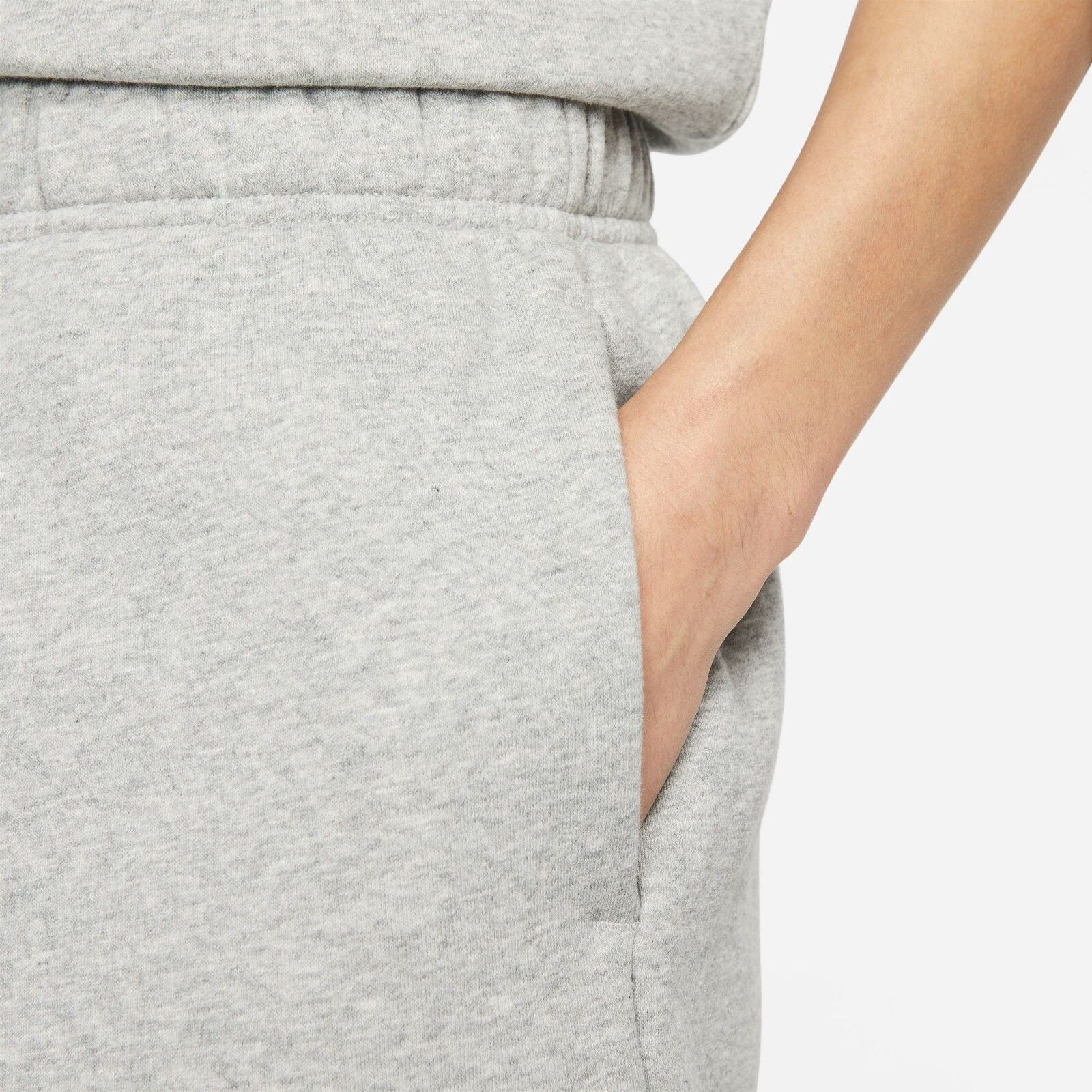 Nike Nike DQ5802 Fleece Mid-Rise Shorts Grey ( XXL ) Size 24" / US 00 / IT 34 - 2 Thumbnail
