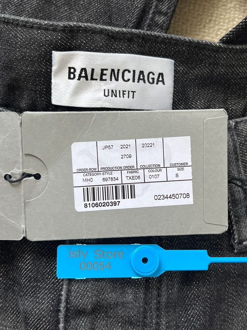 Balenciaga Balenciaga size S Red Carpet Show Tear Effect Old Fit Jeans Size US 27 - 4 Thumbnail