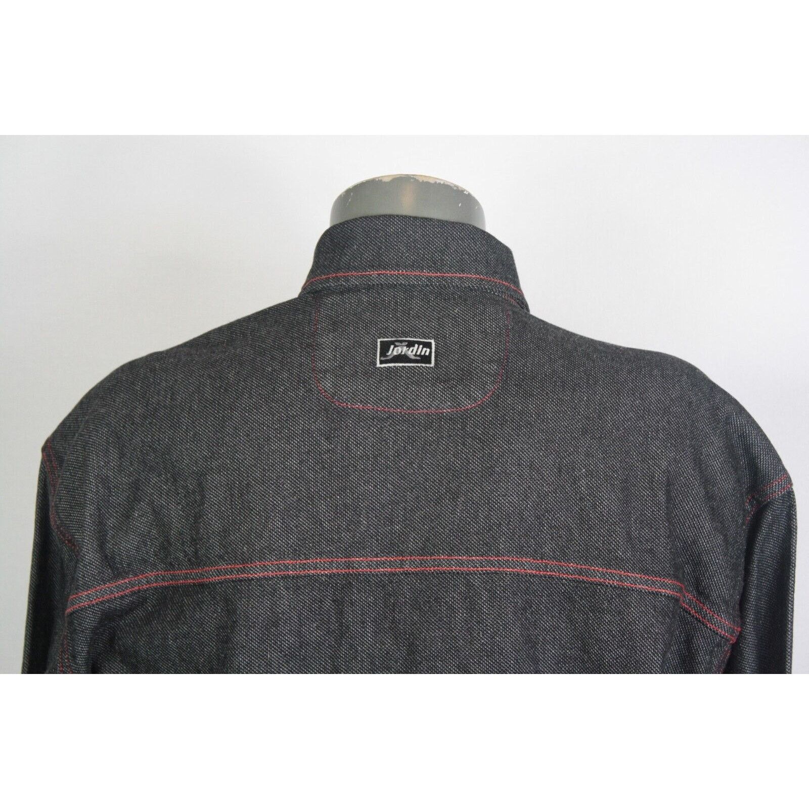 Vintage Vintage 90s Baggy Oversized Gray Deadstock Denim Jean Jacket Size US XL / EU 56 / 4 - 5 Thumbnail