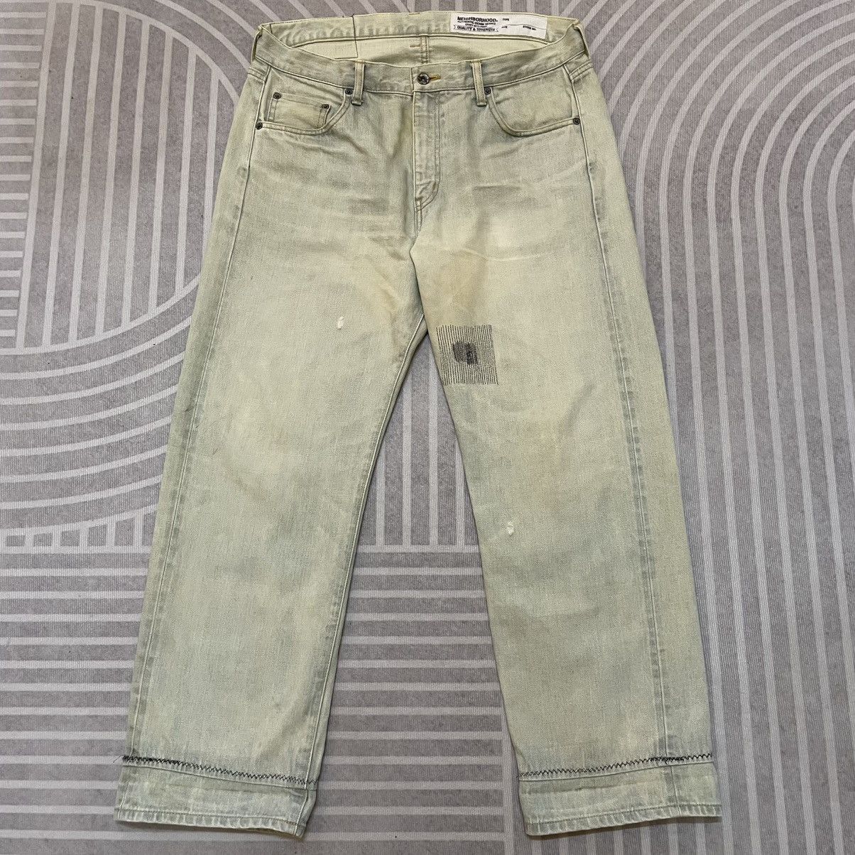 Neighborhood Neighborhood Japan Selvedge Washed Denim Pants Size US 34 / EU 50 - 1 Thumbnail