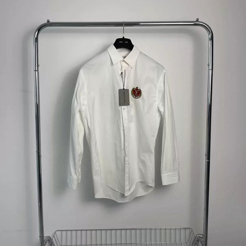 Balenciaga Balenciaga Scissors Wheat Embroidery Shirt - dmc Size M / US 6-8 / IT 42-44 - 1 Thumbnail
