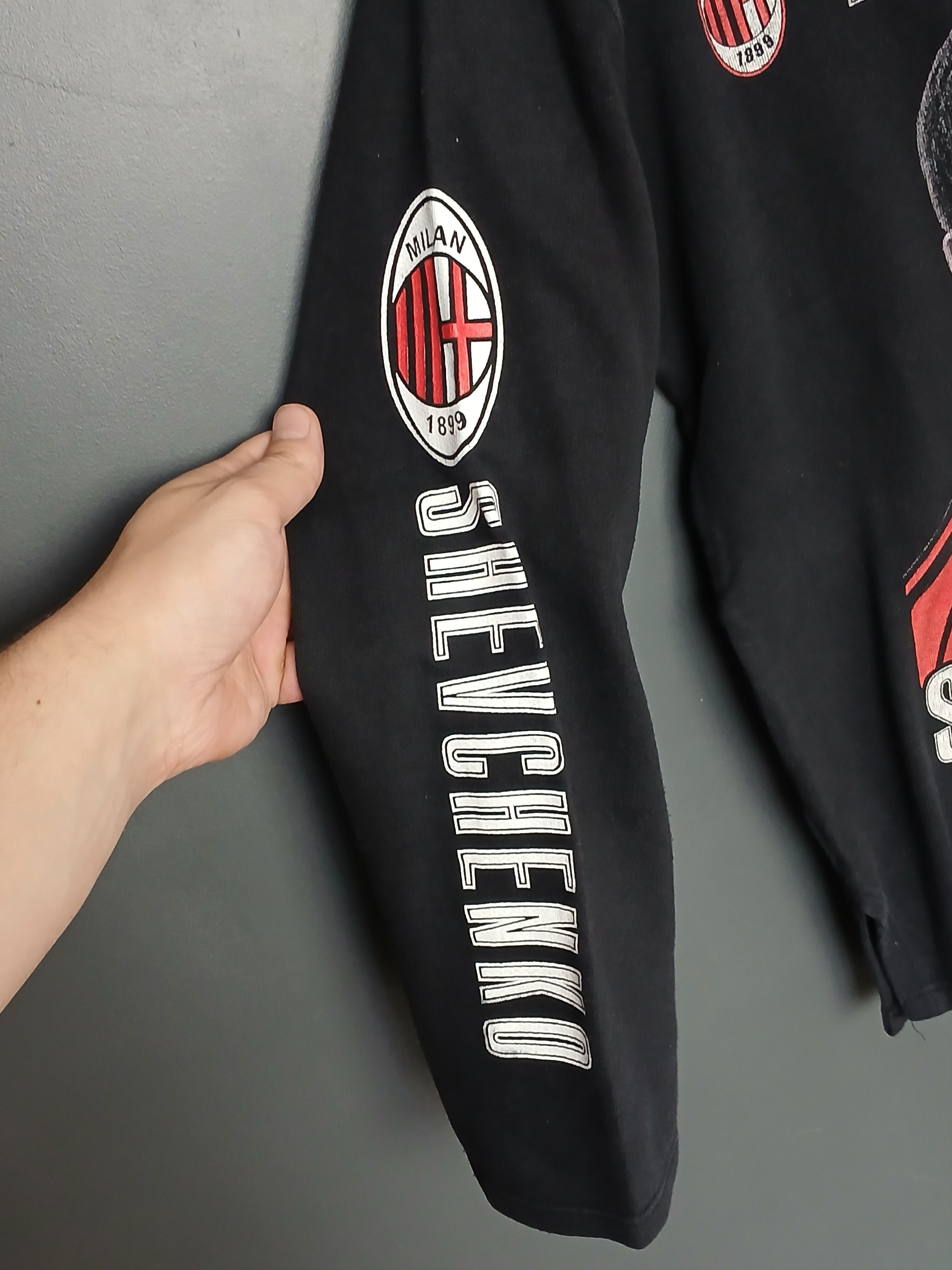 Vintage Vintage AC Milan Shevchenko Football Hoodie Size US M / EU 48-50 / 2 - 5 Thumbnail